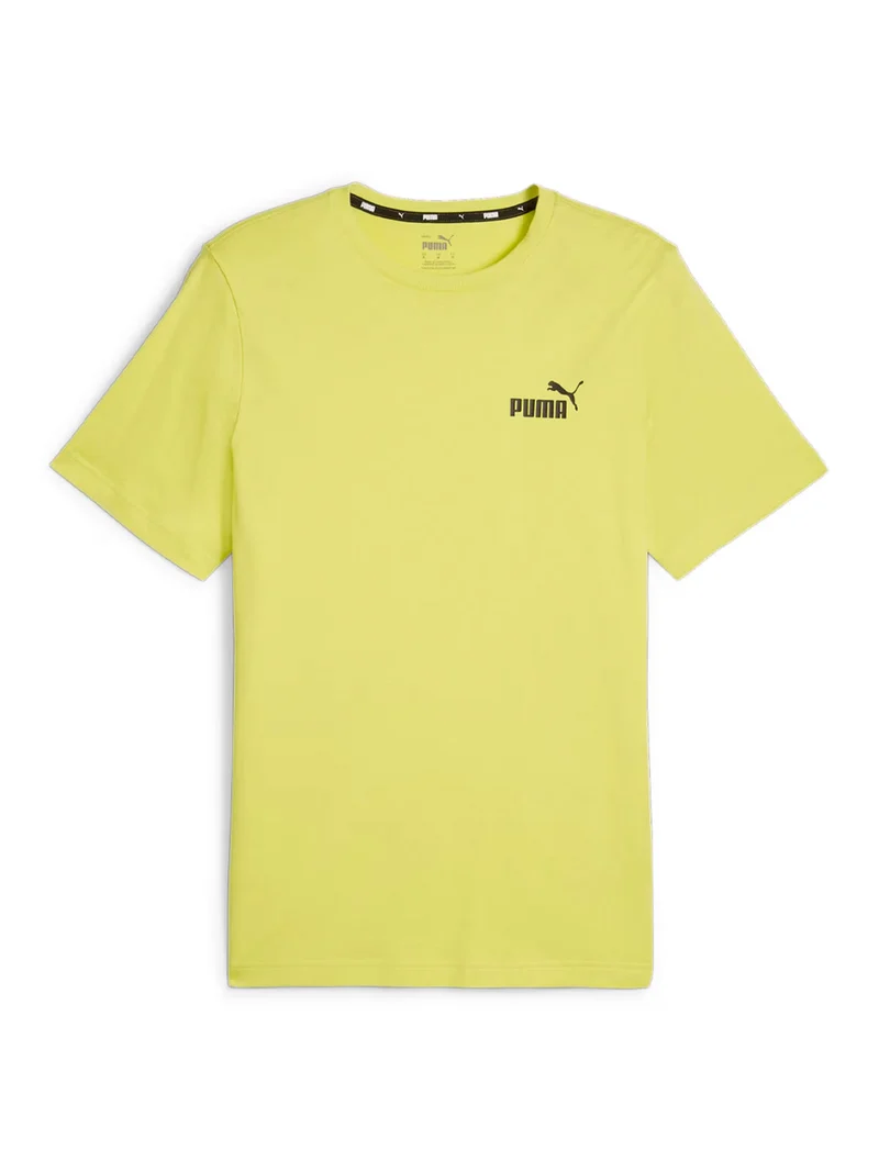 Essentials t-shirt uomo con piccolo logo - limone