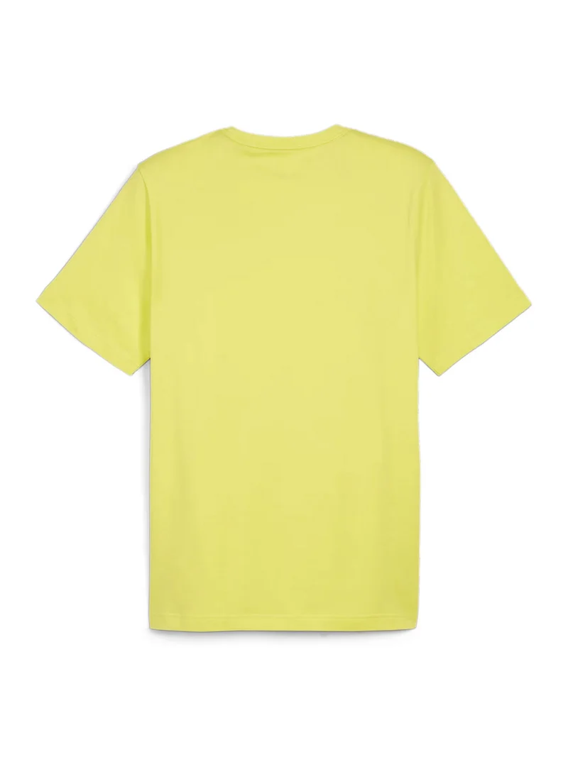 Essentials t-shirt uomo con piccolo logo - limone