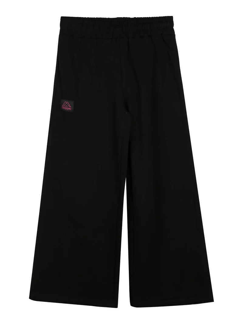 Completo tuta 2 pezzi da bambina con pantaloni a gamba larga - mela