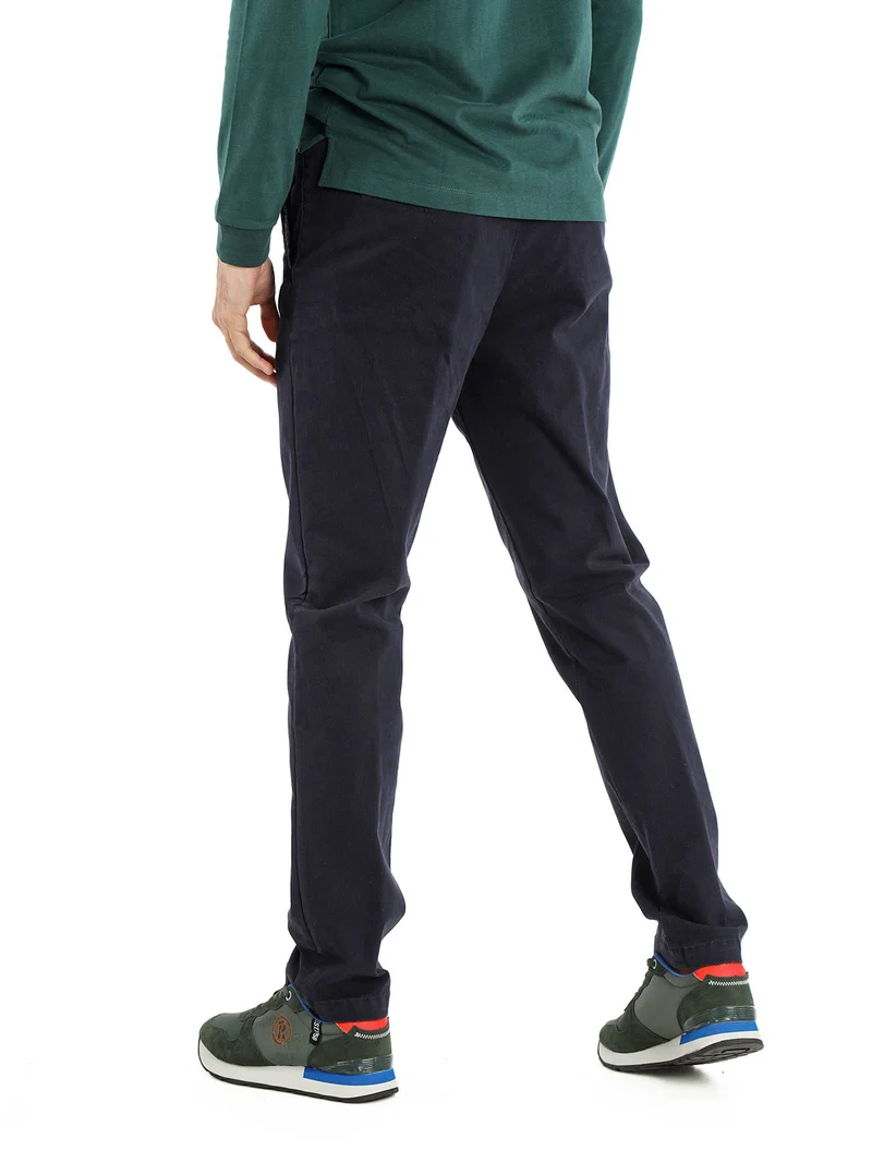 Pantaloni da uomo comfort fit - blu scuro
