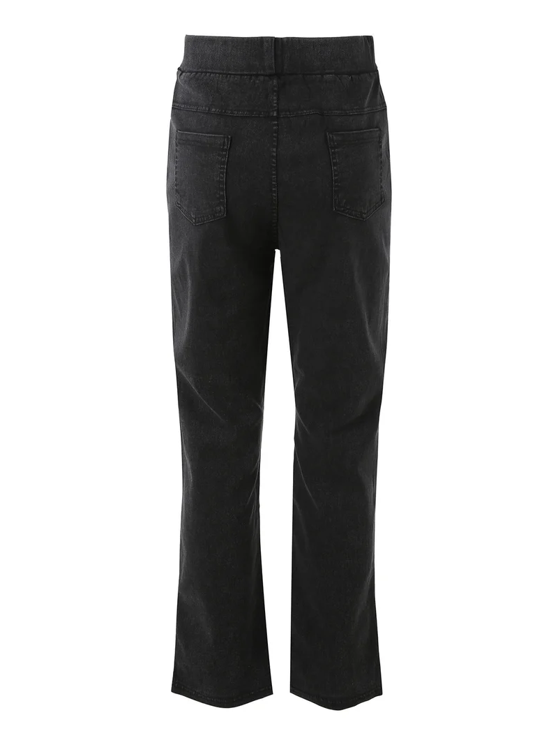 Jeggings donna elasticizzati taglie grandi - nero