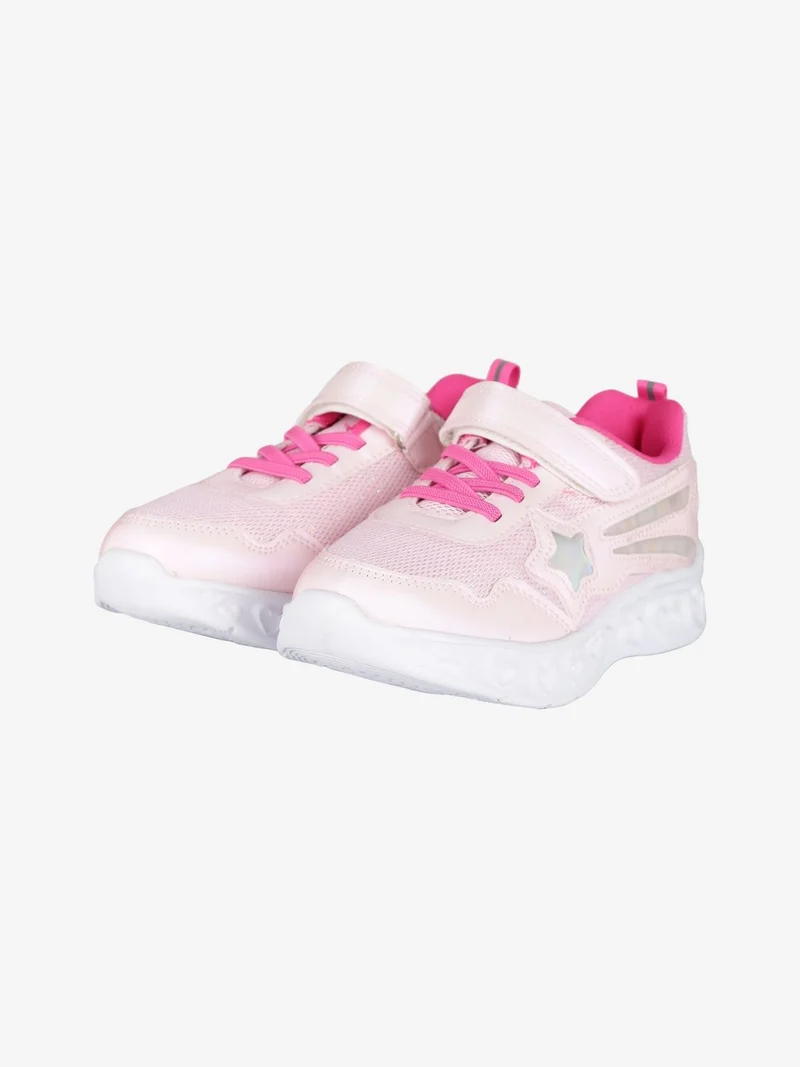 Sneakers da bambina con luci - rosa