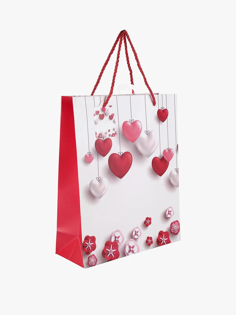 Sacchetto da regalo cuori - multicolore