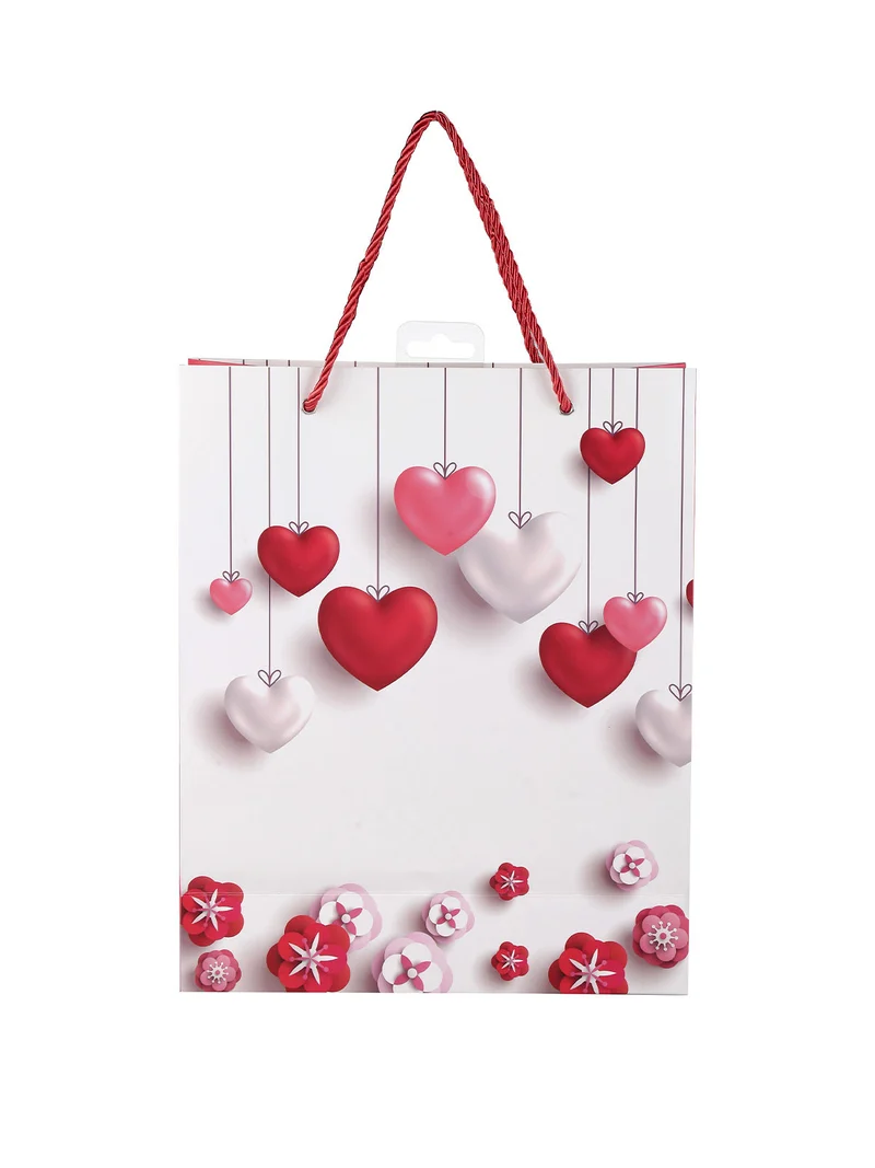Sacchetto da regalo cuori - multicolore