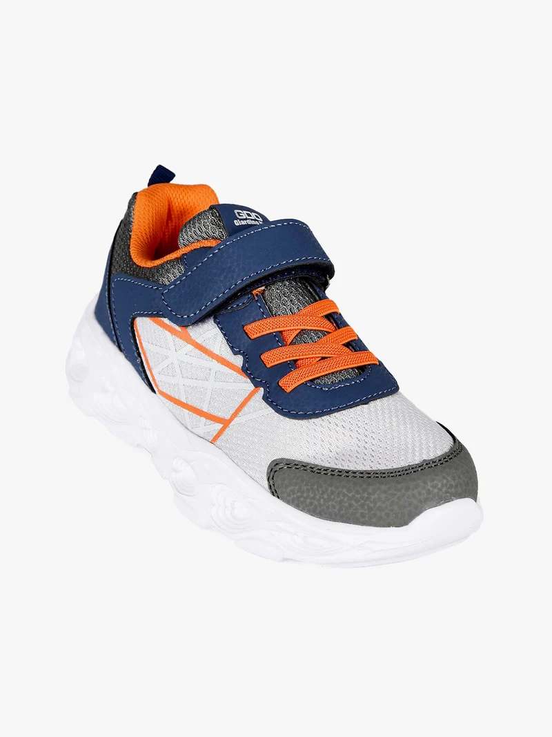 Sneakers da bambino con strappo - grigio