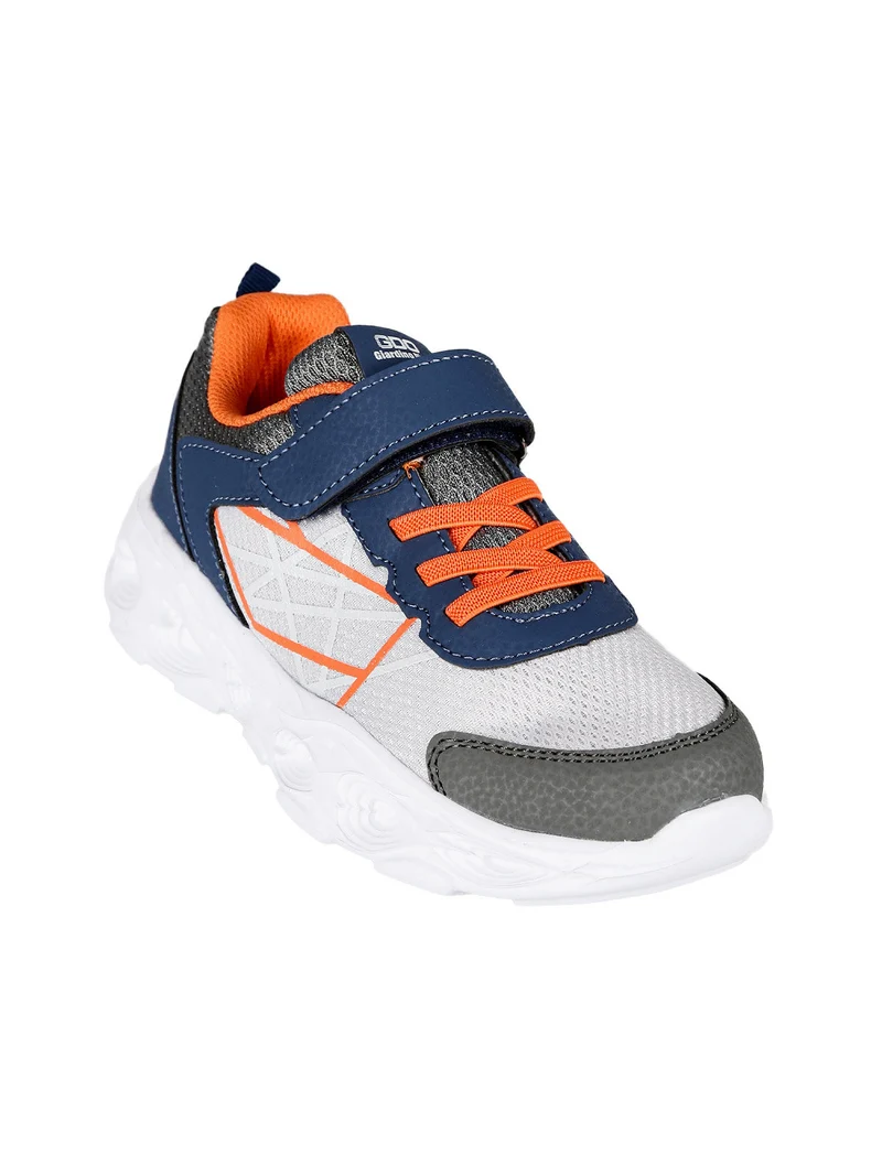 Sneakers da bambino con strappo - grigio