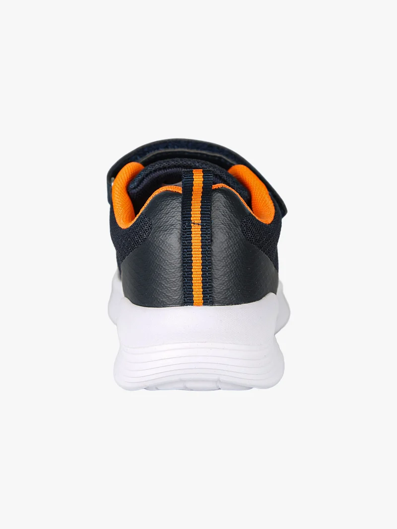 LOGO KOFY Sneakers sportive da ragazzo in mesh con chiusura a strappo - blu scuro