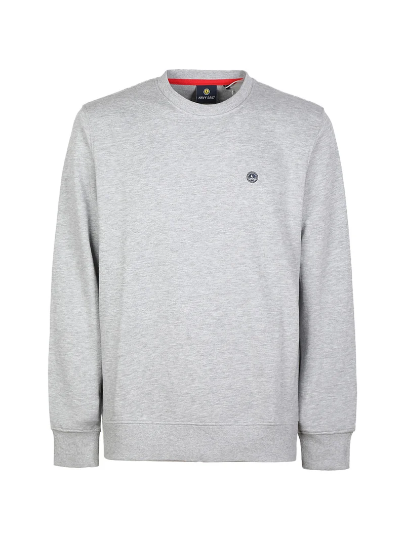 Felpa sportiva da uomo in cotone - grigio