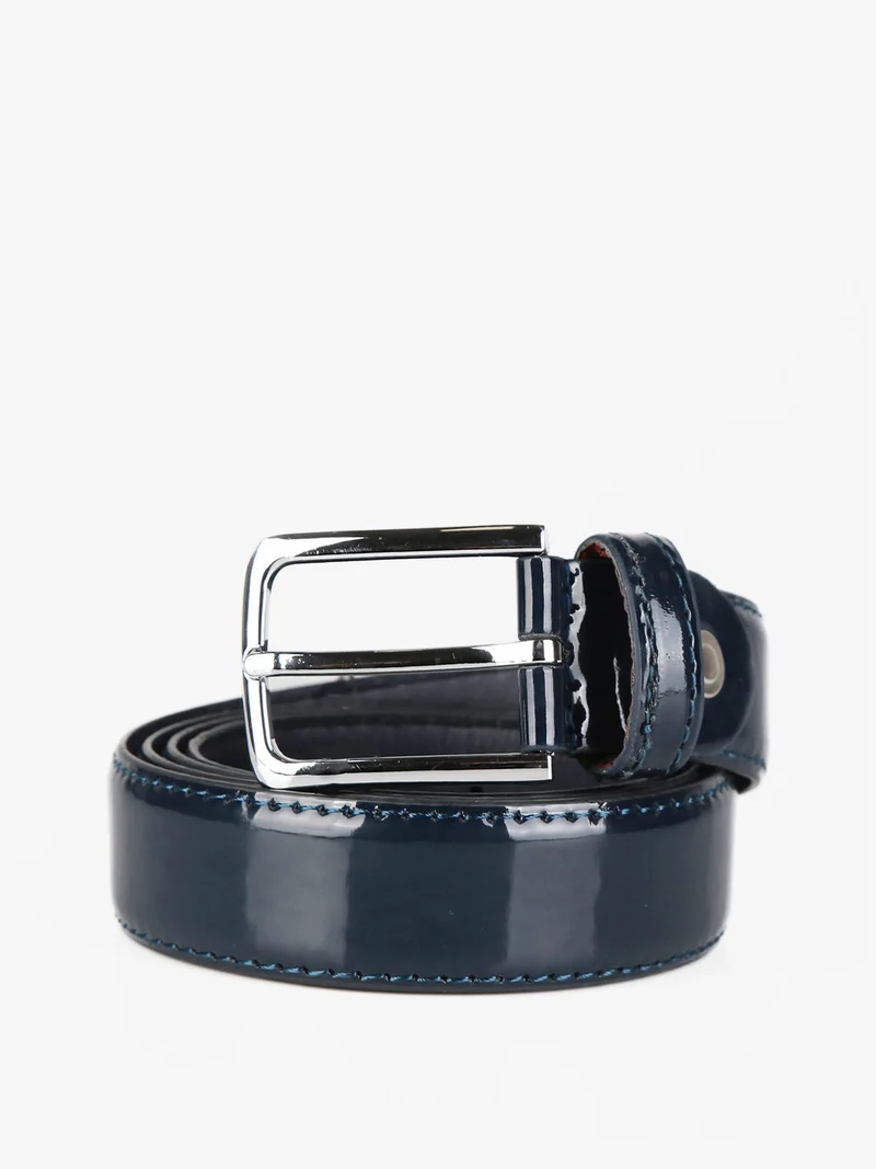 Cintura in vernice da donna - blu