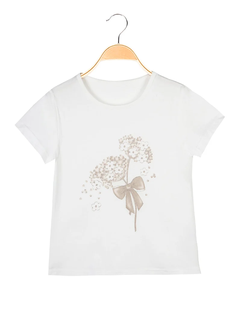 Completo 3 pezzi elegante da bambina - bianco