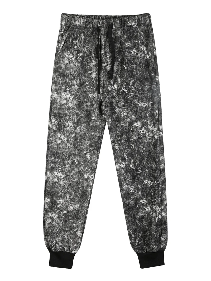 Completo 3 pezzi da bambino con cappuccio e zip - nero