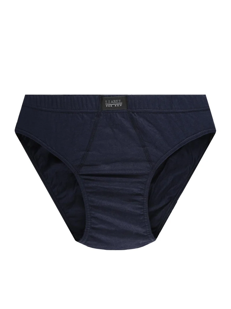 Slip da uomo in cotone mercerizzato - blu scuro