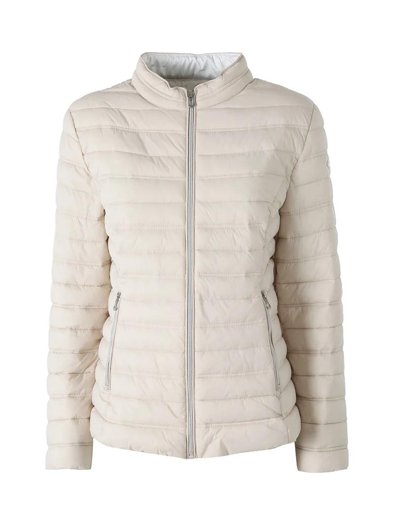 Giubbino donna 100 grammi con zip - beige