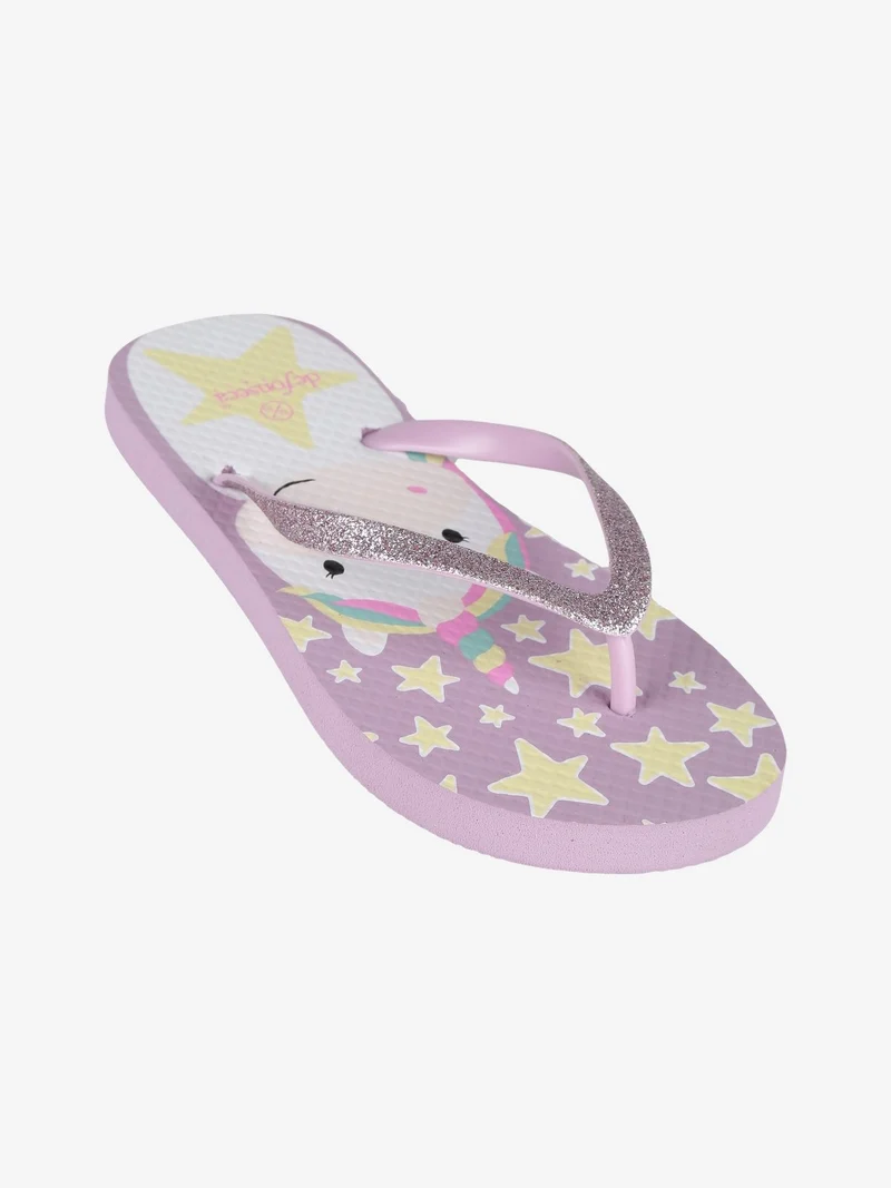 Infradito bambina con stampe - lilla
