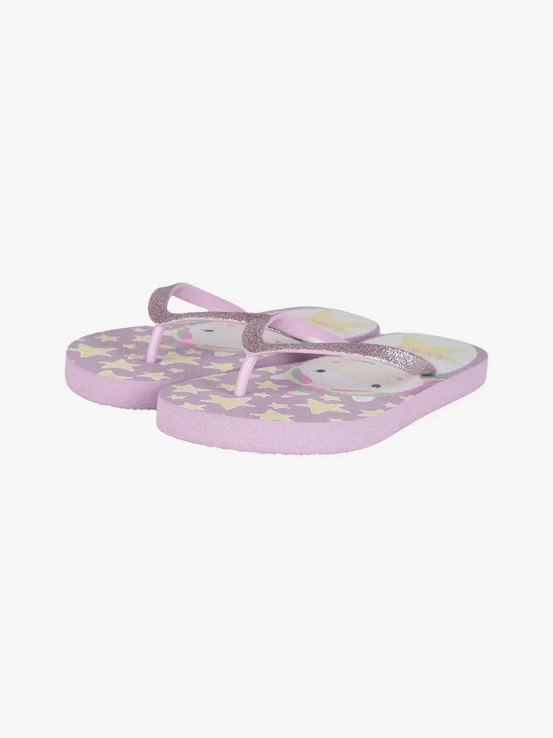 Infradito bambina con stampe - lilla