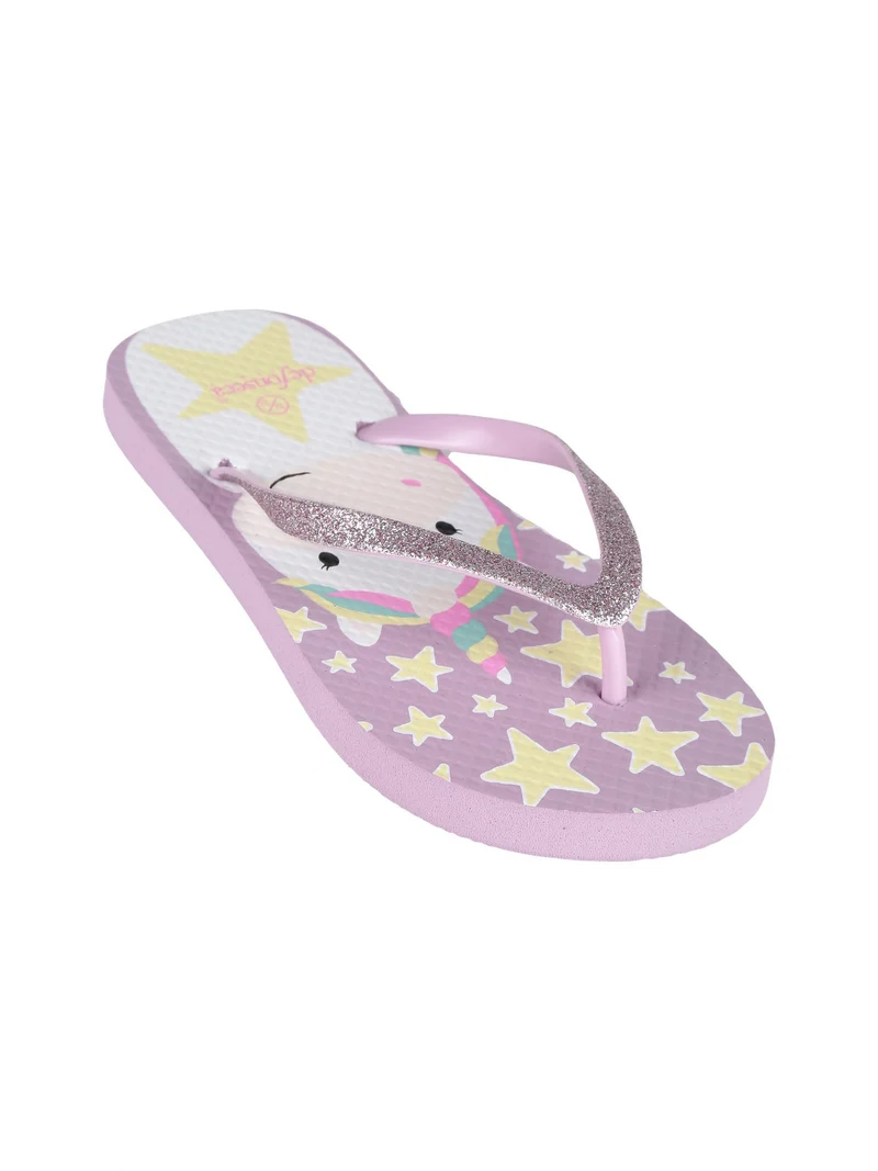 Infradito bambina con stampe - lilla