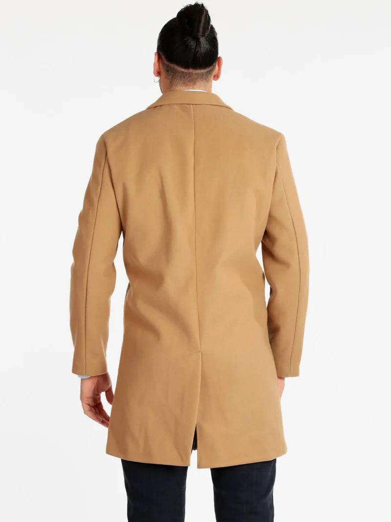 Cappotto da uomo classico - khaki