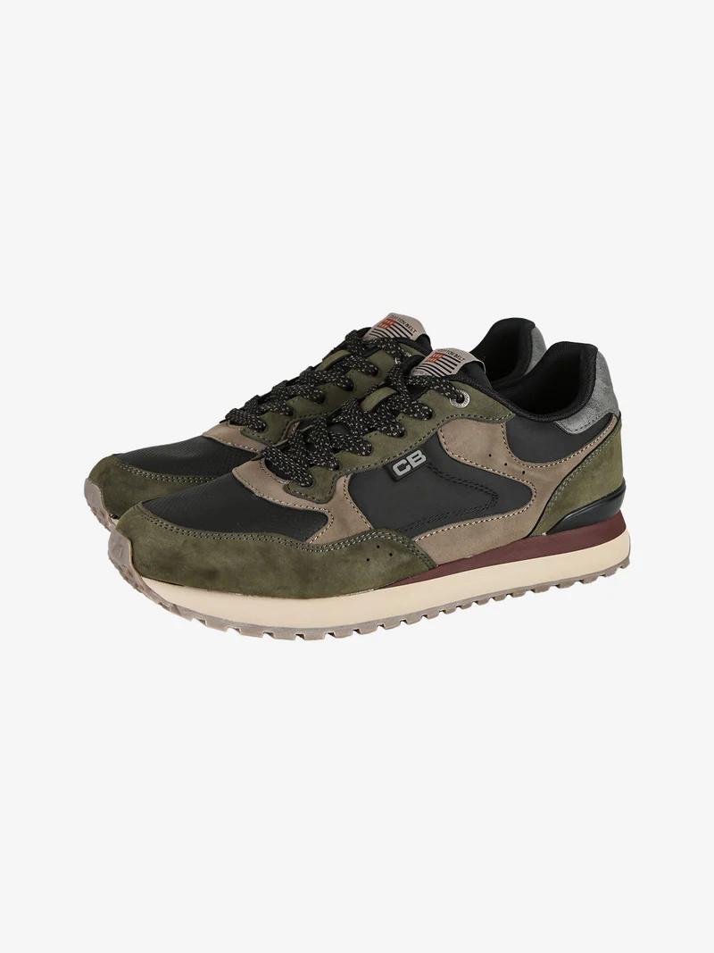 Sneakers uomo stringate - verde