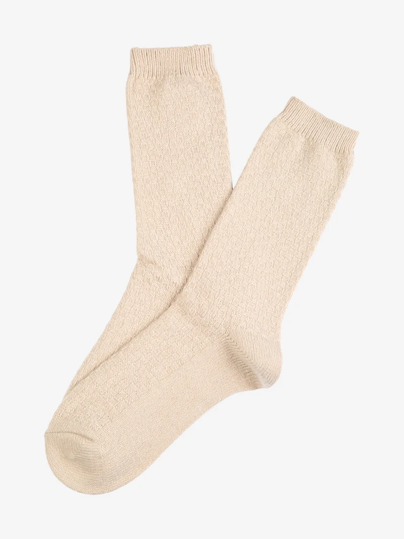Calze midi da donna morbide - beige