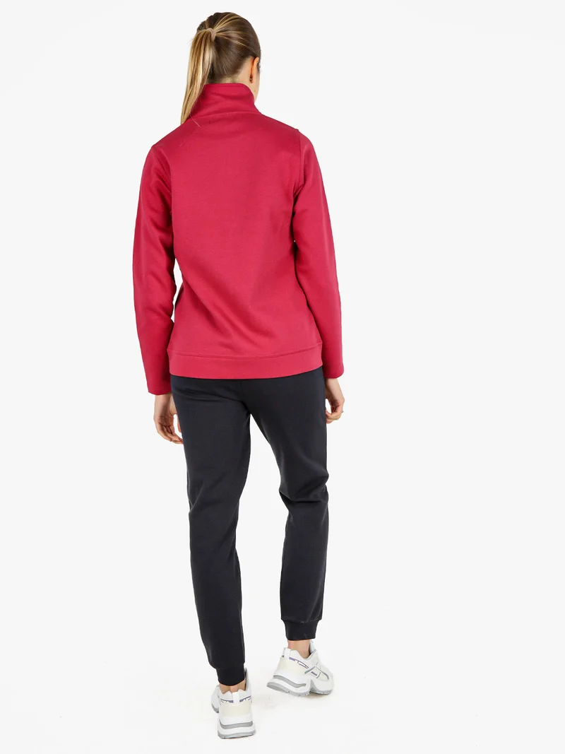 Completo tuta donna 2 pezzi con felpa e pantaloni - bordeaux