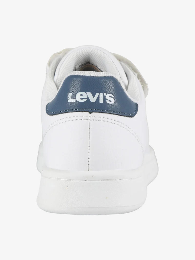 Sneakers basse da bambino con strappo - bianco
