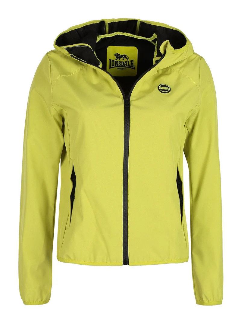 LODPE 215990 giubbino donna con zip e cappuccio - mela