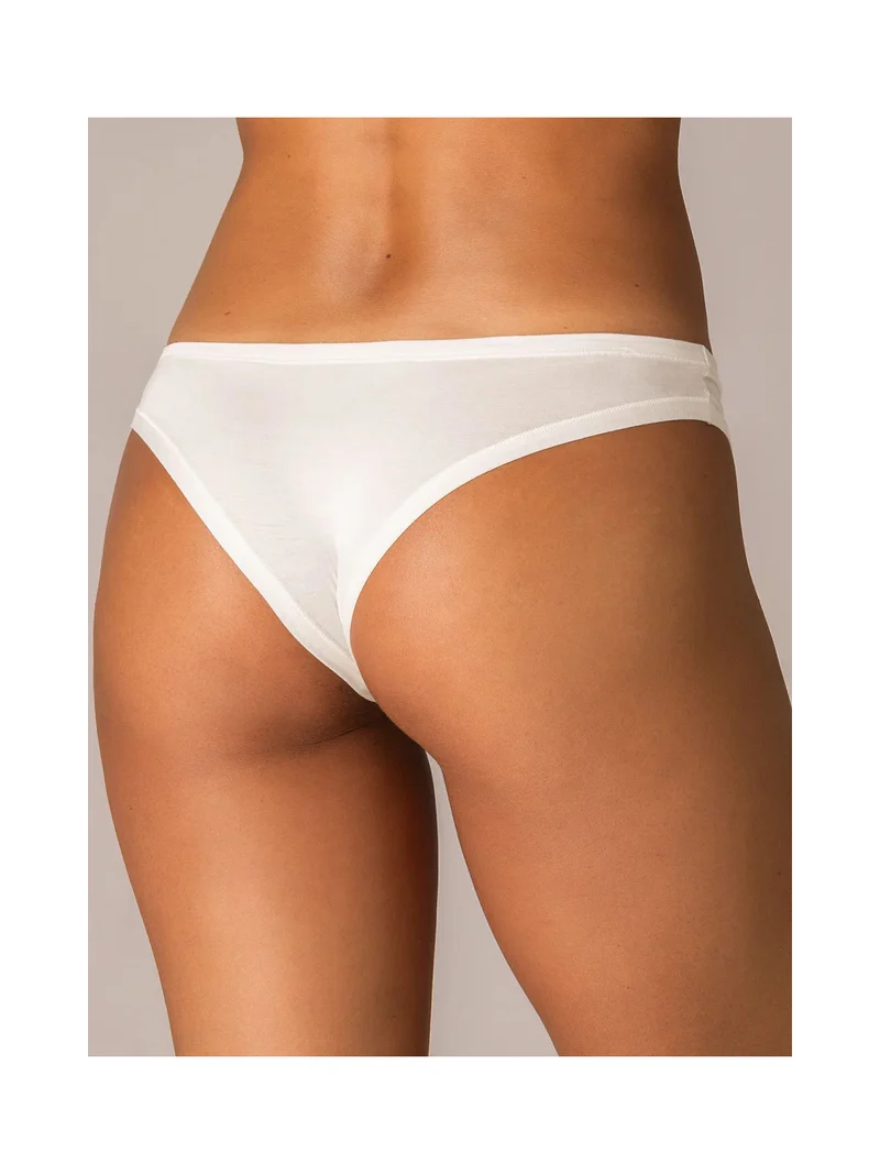 6007 Brasiliana donna in modal - bianco