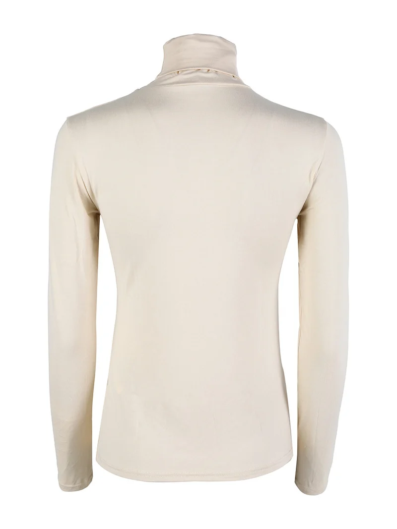 Maglia dolcevita donna termo light - naturale