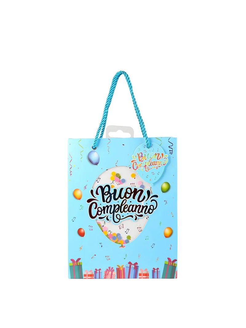 Sacchetto piccolo da regalo - azzurro