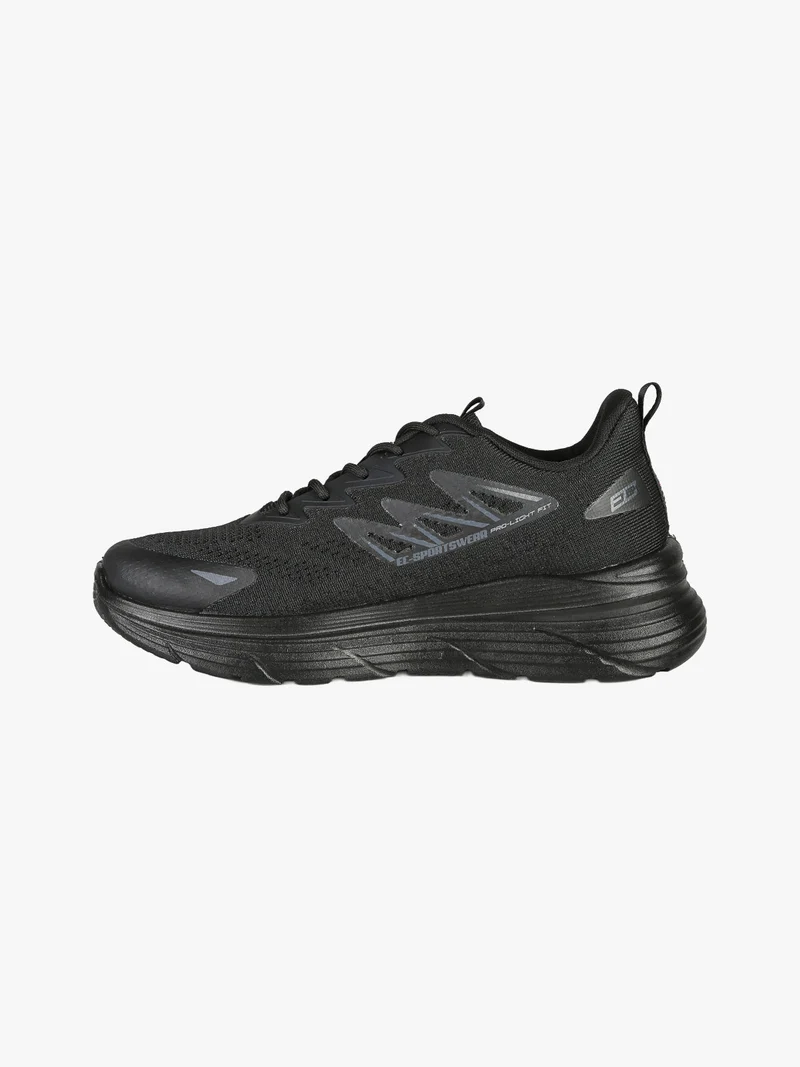 Sneakers da uomo sportive stringate - nero