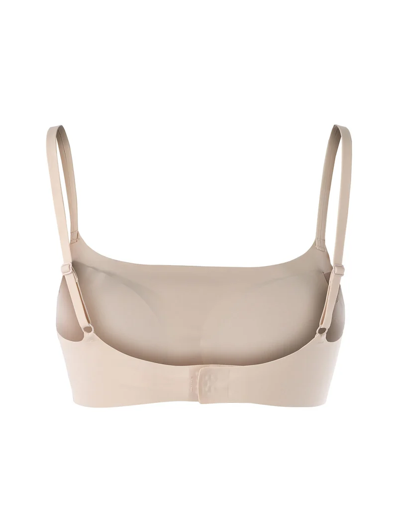 MICROFIT 01701 Brassiere imbottita senza ferretto COPPA B - beige