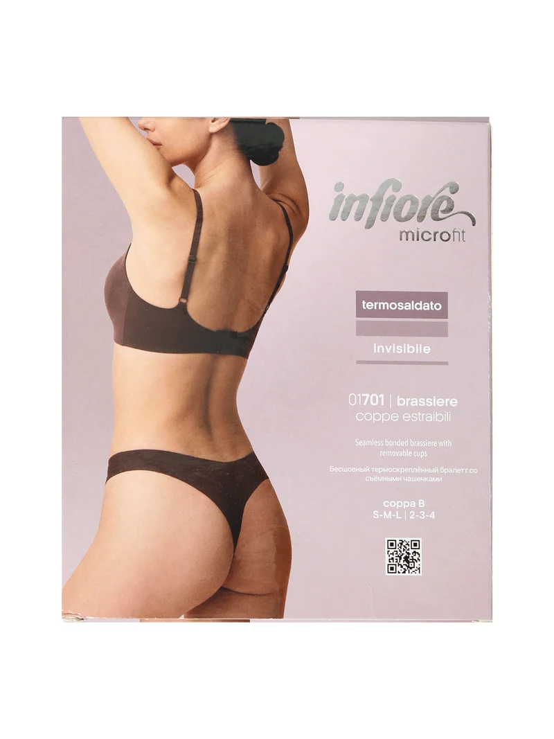 MICROFIT 01701 Brassiere imbottita senza ferretto COPPA B - beige