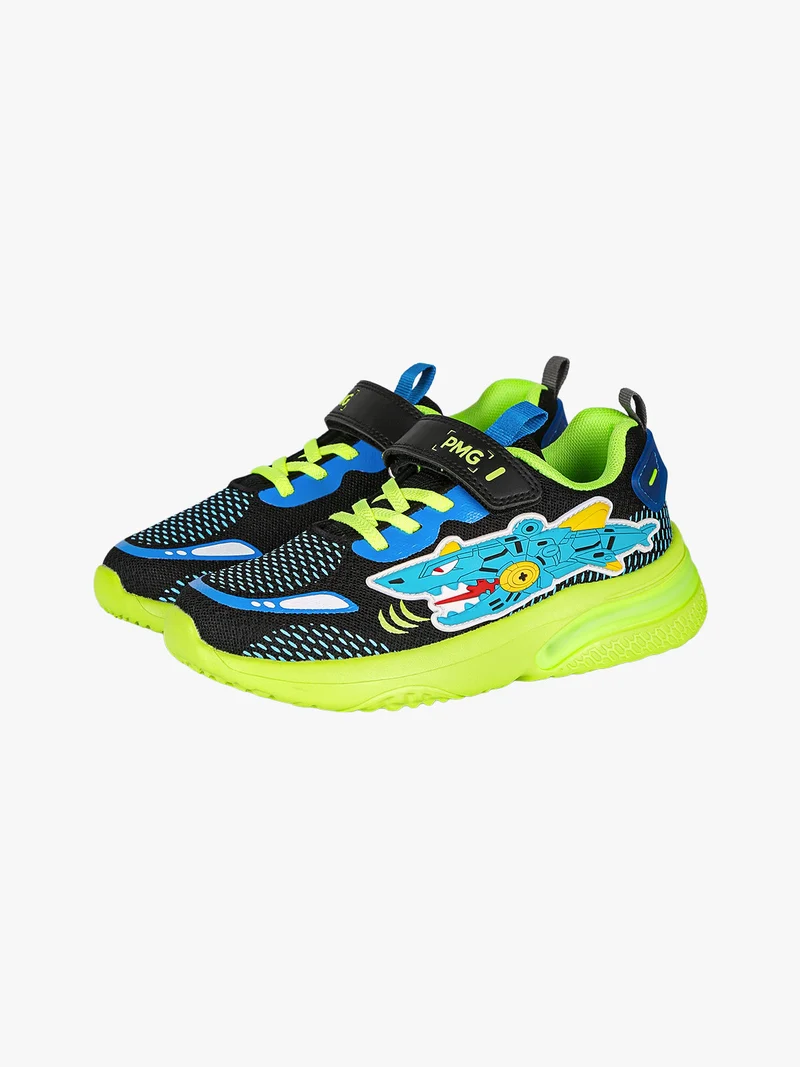 Sneakers da ragazzo con cinturino a strappo - blu scuro