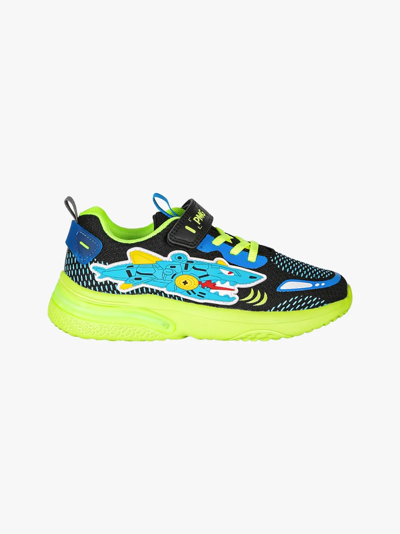Sneakers da ragazzo con cinturino a strappo - blu scuro