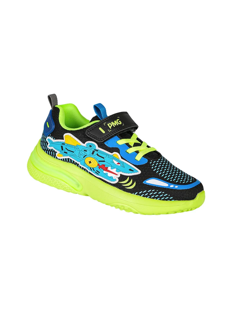 Sneakers da ragazzo con cinturino a strappo - blu scuro