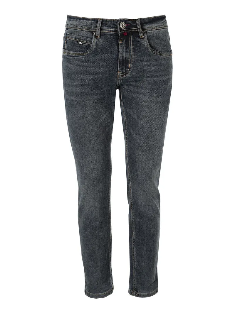 Jeans da uomo regular fit a vita bassa - avion
