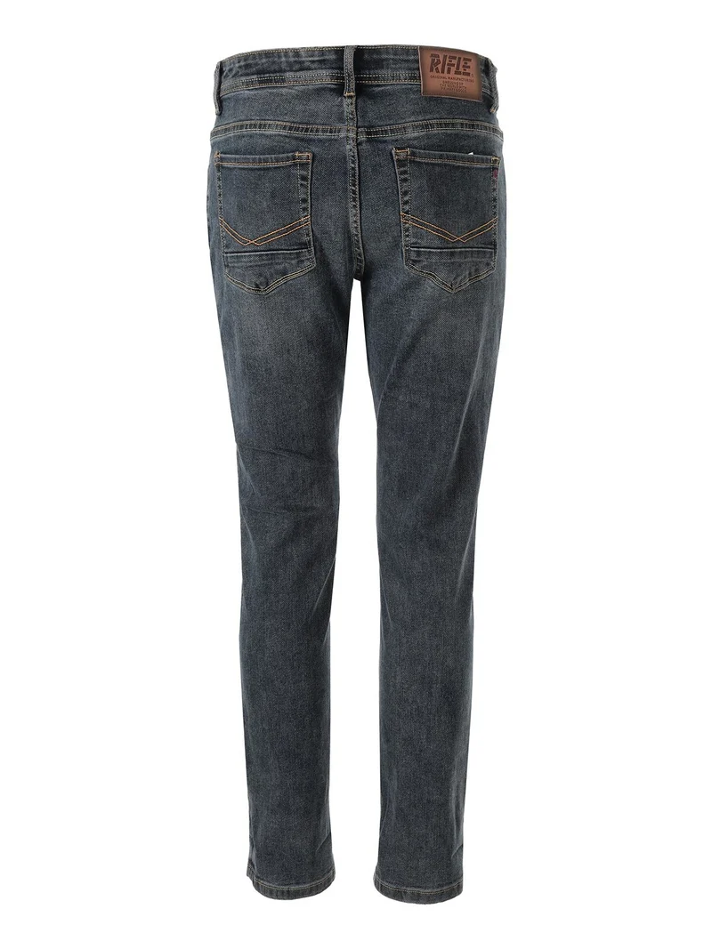 Jeans da uomo regular fit a vita bassa - avion