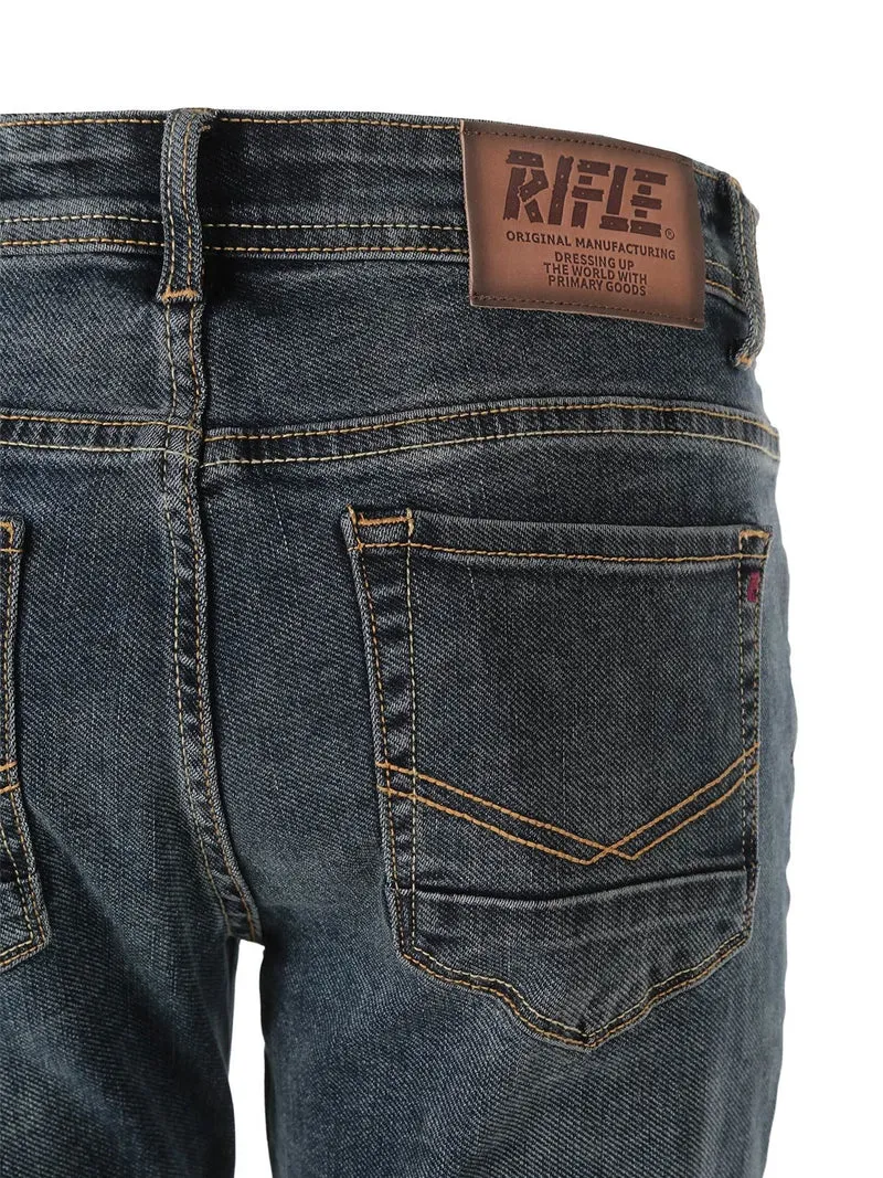 Jeans da uomo regular fit a vita bassa - avion