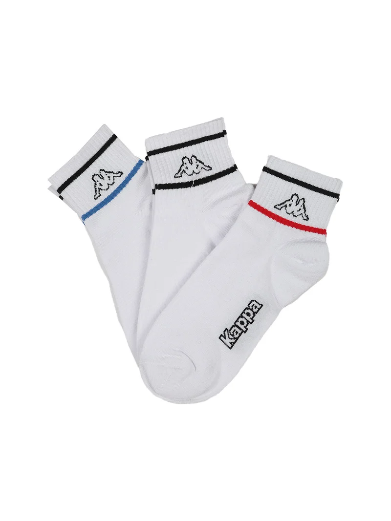 Confezione da 3 paia di calze sportive da uomo in cotone - bianco