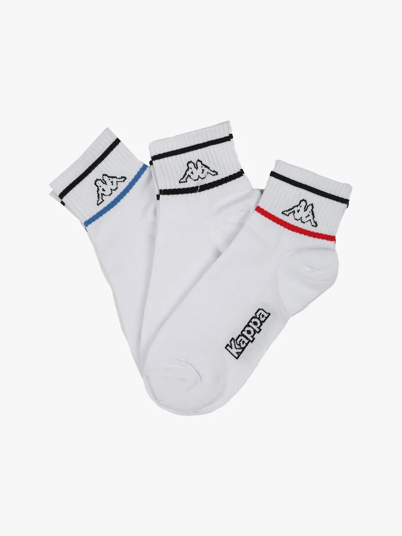 Confezione da 3 paia di calze sportive da uomo in cotone - bianco