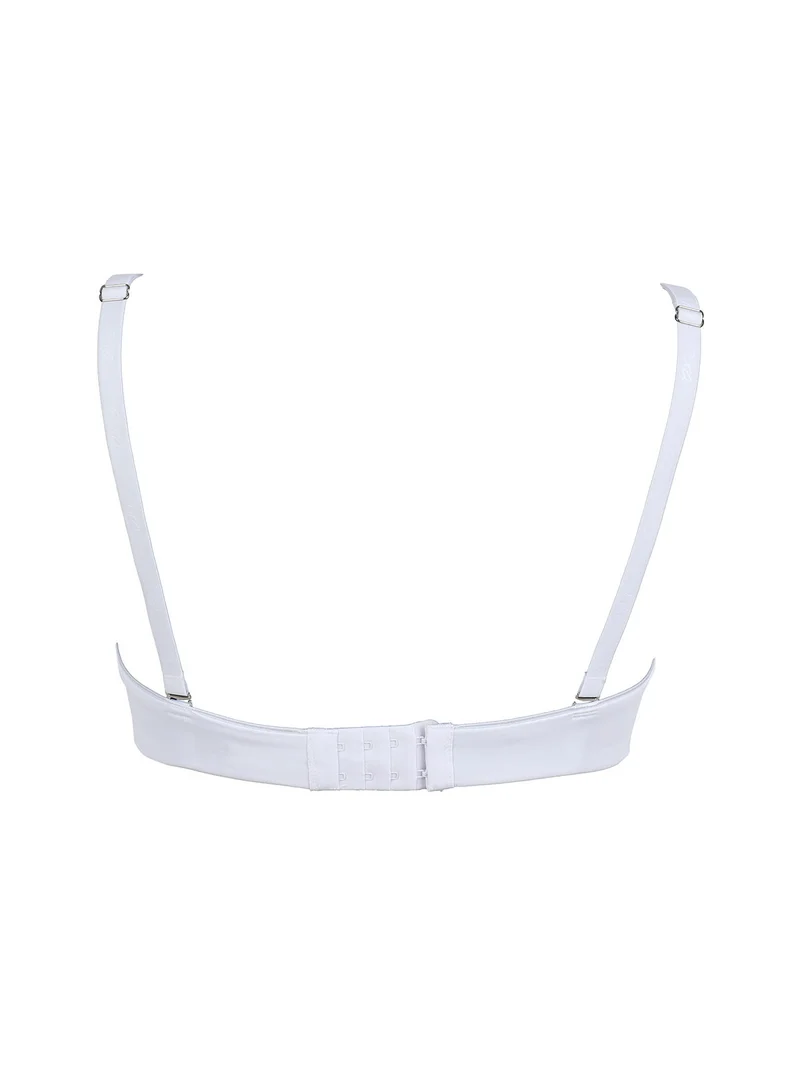 ANNA Reggiseno a fascia imbottito coppa B con ferretto - bianco