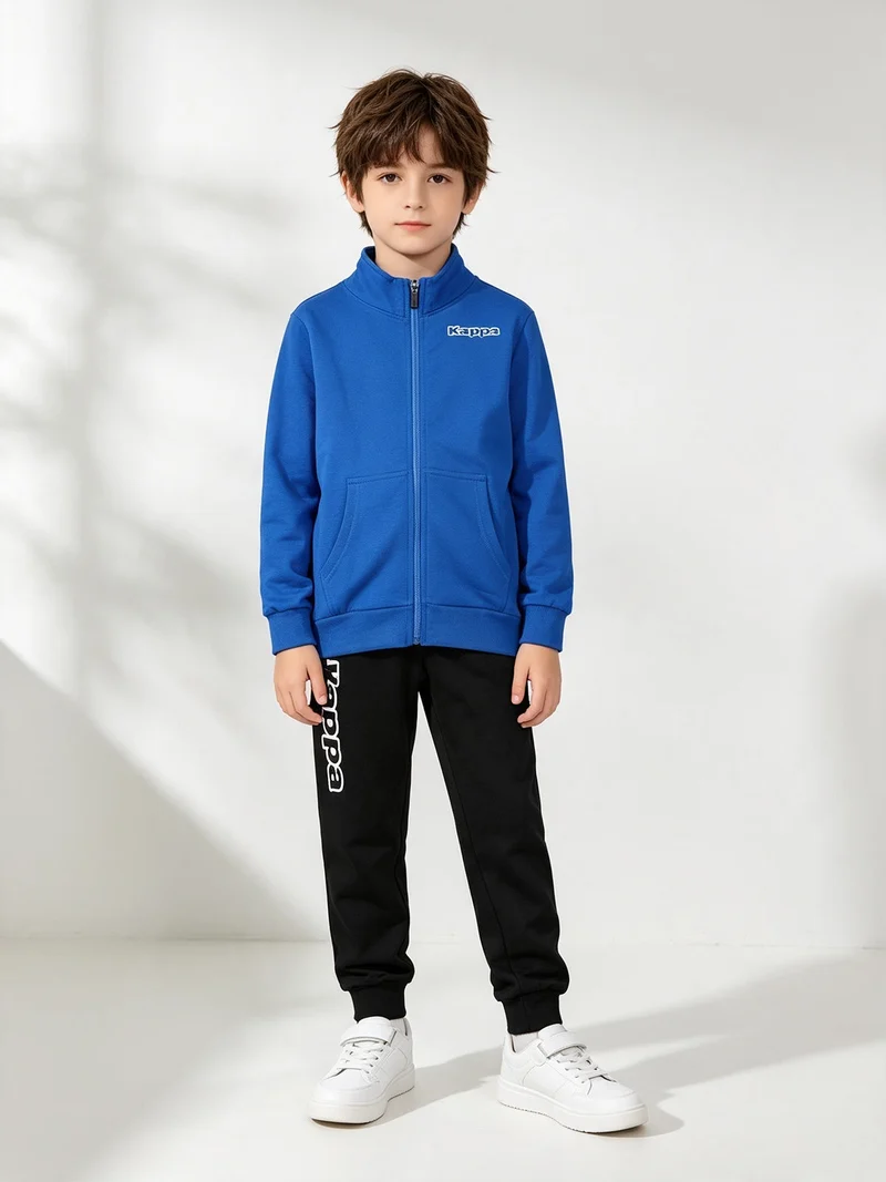 Completo tuta da bambino 2 pezzi con zip - blu