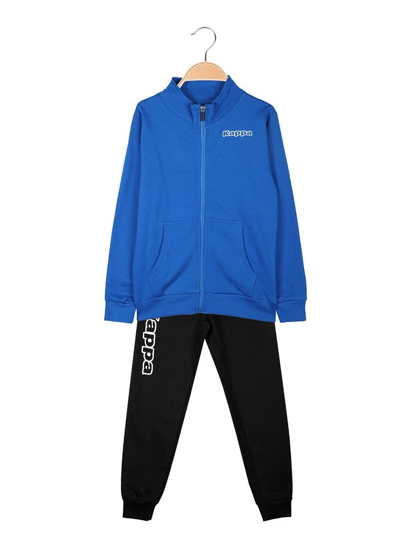 Completo tuta da bambino 2 pezzi con zip - blu