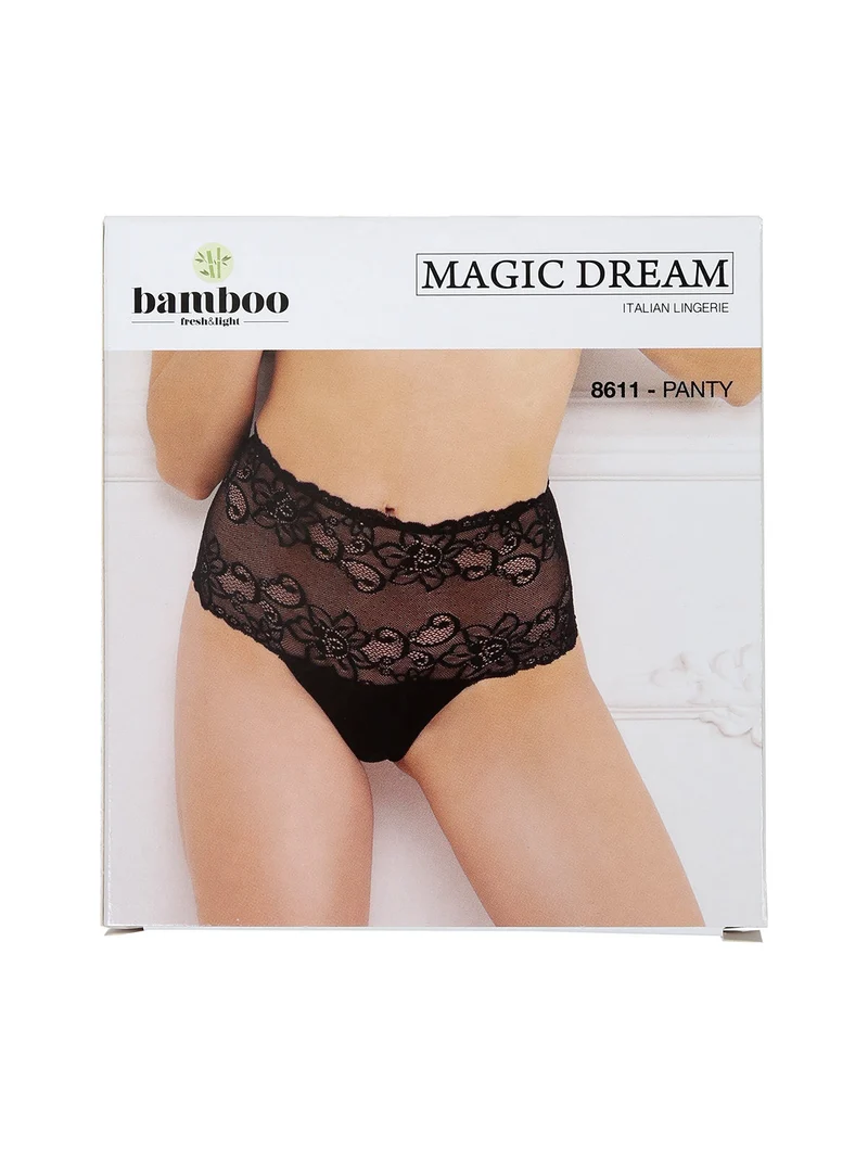 Panty donna con pizzo - cipria