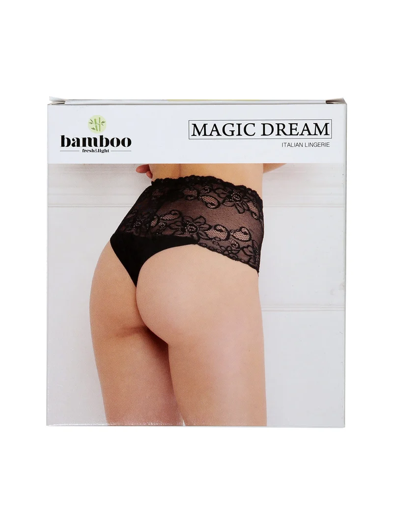 Panty donna con pizzo - cipria