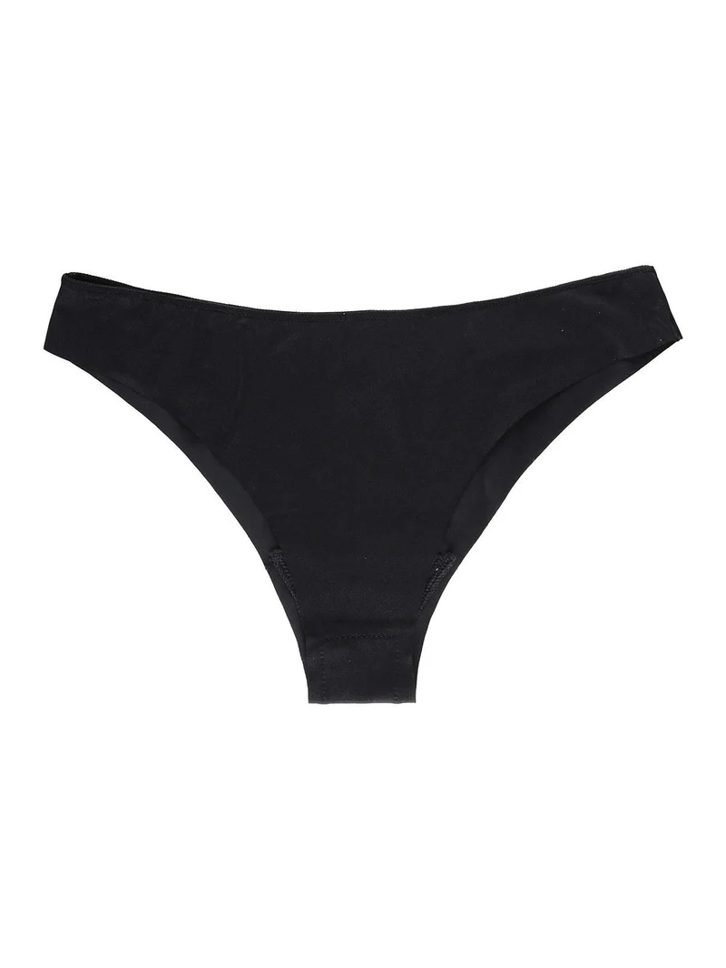 GianMarco Venturi slip brasiliano in taglio vivo PASSIONE - nero
