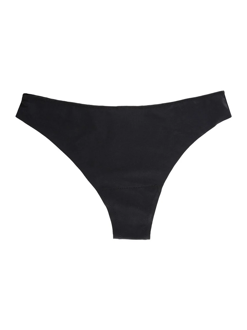 GianMarco Venturi slip brasiliano in taglio vivo PASSIONE - nero