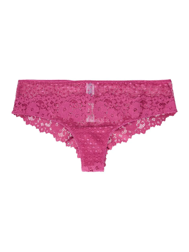 Slip in pizzo - fucsia