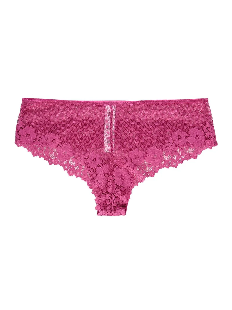 Slip in pizzo - fucsia