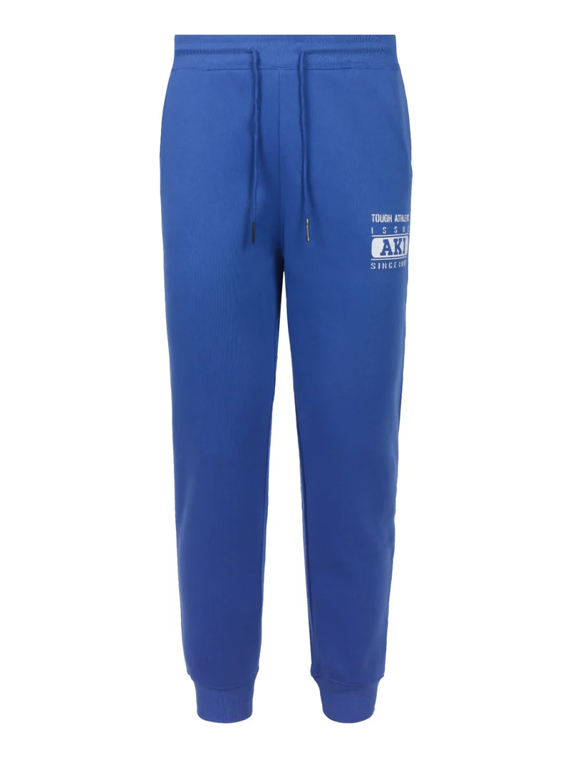 Pantaloni sportivi felpati da uomo - blu